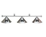 Michigan Wolverines Chrome Pool Table Light