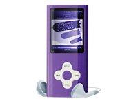 RICATECH RC1600 4GB violett MP3 MP4-Player mit eingebauter Digitalkamera Farbdisplay Radio Aluminiumgehause AVI AMV RMVB MP3 WMA WAV