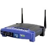 Linksys Wireless-G Broadband Router WRT54G - Wireless router + 4-port switch - EN, Fast EN, 802.11b, 802.11g