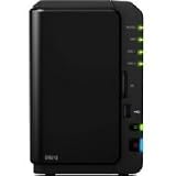 Synology DiskStation 2-Bay (Diskless) Network Attached Storage DS212 (Black)