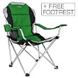 Xscape Designs&reg; SportLine FR - XL Quad-Fold Chair w/ FREE Footrest