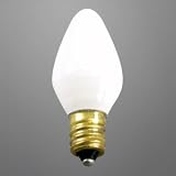 Set of 2 Fontanini Opaque White C-7 Nativity Replacement Bulbs #94791