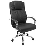 Black Leather Executive Office Chair [BT-981-BK-GG]