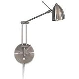 George's Reading Room Brushed Nickel Floor Lamp