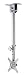 Electronics : Loewe TFT LCD Silver Swivel Ceiling Mount and Arm