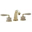 Phylrich K338DTO_11B - Valencia Lavatory Faucet Beige Marble Lever Handles, Trim Only