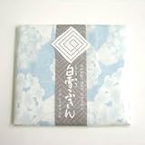 白雪ふきん 友禅染 紫陽花 水色