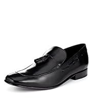Collezione Leather Tassel Slip-on Shoes