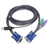 ATEN Intelligent KVM Cable 2L5503UP - keyboard / mouse / video cable - 10 ft ( 2L5503UP )