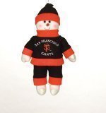 San Francisco Giants 10" Snowflake Friends Snowman - MLB Baseball