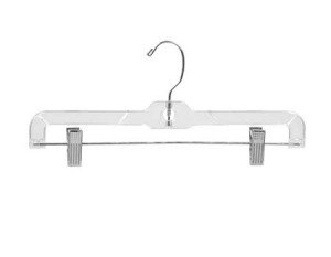 Kids Plastic Bottoms Hangers Clear Box of 100