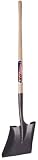 Ames True Temper Classic Square Point Shovel With 48-Inch Wood Handle 1551300