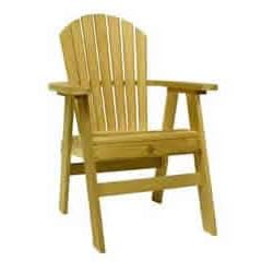 Outdoor Adirondack Dining Chair - Cedar by