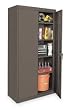 Storelogic 1UEZ7 Unassembled Storage Cabinet, H72, W36, Gray