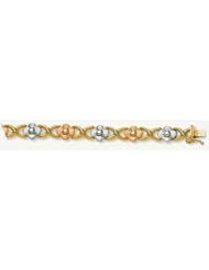 8mm 14k Stampato Bracelet 7"