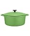 Martha Stewart Collection Green Enameled Cast Iron Casserole, 7 Qt.