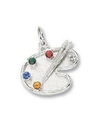 Rembrandt Charms Artist Palette Charm