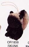 Brushkins Skunk Ornament