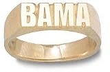 Alabama Crimson Tide Solid 10K Gold ''BAMA'' Ring Size 10 1/2