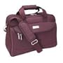 Travel Bag,Engraveable Plate, Padded Handles, Berry