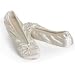 Isotoner Embroidered Pearl Satin Ballerina