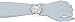 Disney Women's MK1093 Mickey Mouse Rhinestone-Accented Silver-Tone Watch with White Rubber Strap