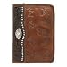 Round Up Hand-Tooled Leather Dayplanner/Address Book