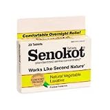 Senokot natural vegetable laxative ingredient tablets 20 ea Senokot natural vegetable laxative ingredient tablets 20 ea
