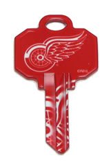 Detroit Red Wings Schlage SC1 House Key