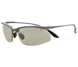 Swift Kick Performance Sunglasses with Shiny Black Frame and EagleVision 2 Dark and Polarized... by Bolle
