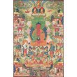 Buddhist Art Card Depicting Amitabha, the Buddha of Infinite Light and Bestower of Longevity Buddhist Art Card Depicting Amitabha, the Buddha of Infinite Light and Bestower of Longevity