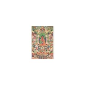 Buddhist Art Card Depicting Amitabha, the Buddha of Infinite Light and Bestower of Longevity