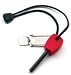 Magnesium Steel Fire Starter Camping Flint Swiss Made, Available in Various Colors