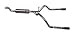 Gibson 6502 Split Rear Cat-Back Exhaust System