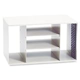 Multimedia Organizer for HON Stack-on Open Shelf Unit, Light Gray (HON38110Q)