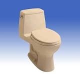 Toilet One Piece Round Front by Toto - MS853113 in Gray