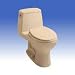 Toilet One Piece Round Front by Toto - MS853113 in Gray