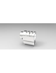 Sports: 1911 Compensator COMMANDER PUNISHER STAINLESS STEEL .45 ACP - valkyrie dynamics