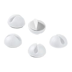 Kabelf�hrung Kabel Befestigung f�r den Schreibtisch 5er Set weiss