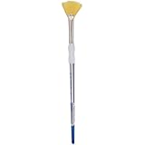 Soft-Grip Golden Taklon Fan Brush-Size 6