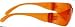 Kids funky orange safty glasses for shooting sailing ect