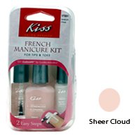 Kiss French Manicure Kit for Tips and Toes - 2 Each