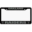 Oakland Raiders Chrome License Plate Frames - Set of 2