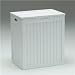 Redmon White Contemporary Country Laundry Hamper