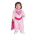 Search : Rubie's Costume Co Superman Romper With Removable Cape Pink Supergirl, Pink Print, 6 - 12 Months