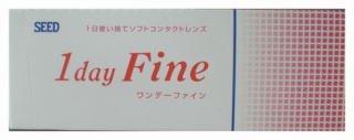 シードワンデーファイン1日使い捨てコンタクトB.C.8.70 PWR-1.75