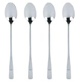 Set of 4 Dessert spoons by Trudeau - 7.5 Inch
