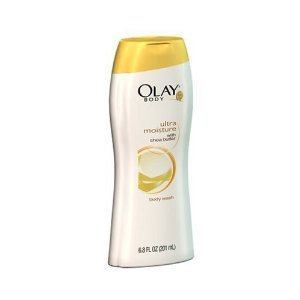 Olay Ultra Moisture Body Wash with Shea Butter 24hr Moisture 3 Pack 23.6 Oz Each, Total 70.8 Fl Oz Plus a Bonus Venus Embrace Razor