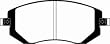 EBC Redstuff Fast Street Disc Pads