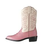 Ariat Childrens Heritage Western Boots - Pink and Bone by Ariat